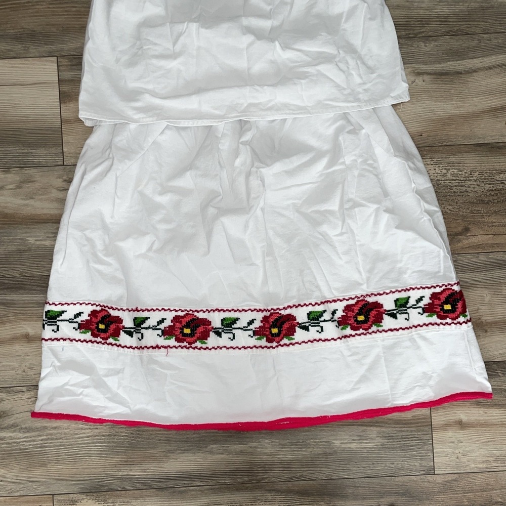 Beautiful Embroidered Handmade Skirt & Huipil Traditional Mexican Bohemian - Picture 3 of 10